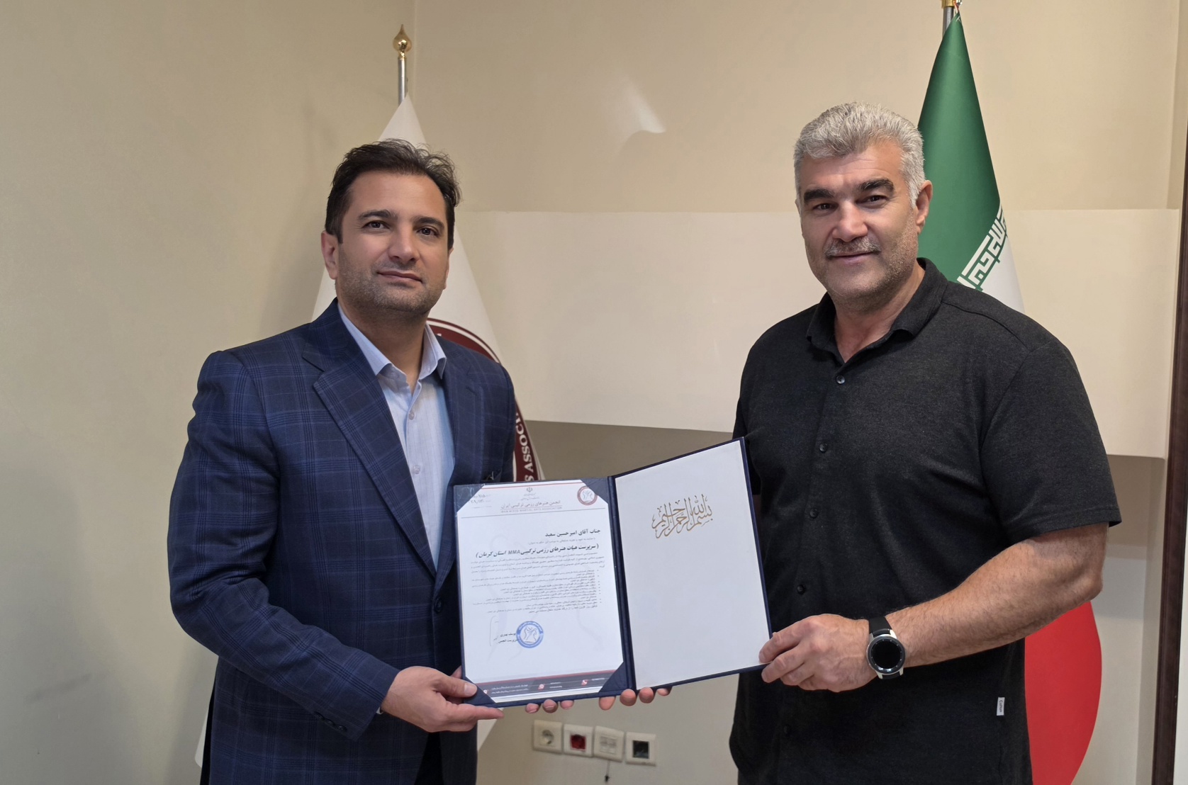 سرپرست هیات هنرهای رزمی ترکیبی MMA استان کرمان منصوب شد