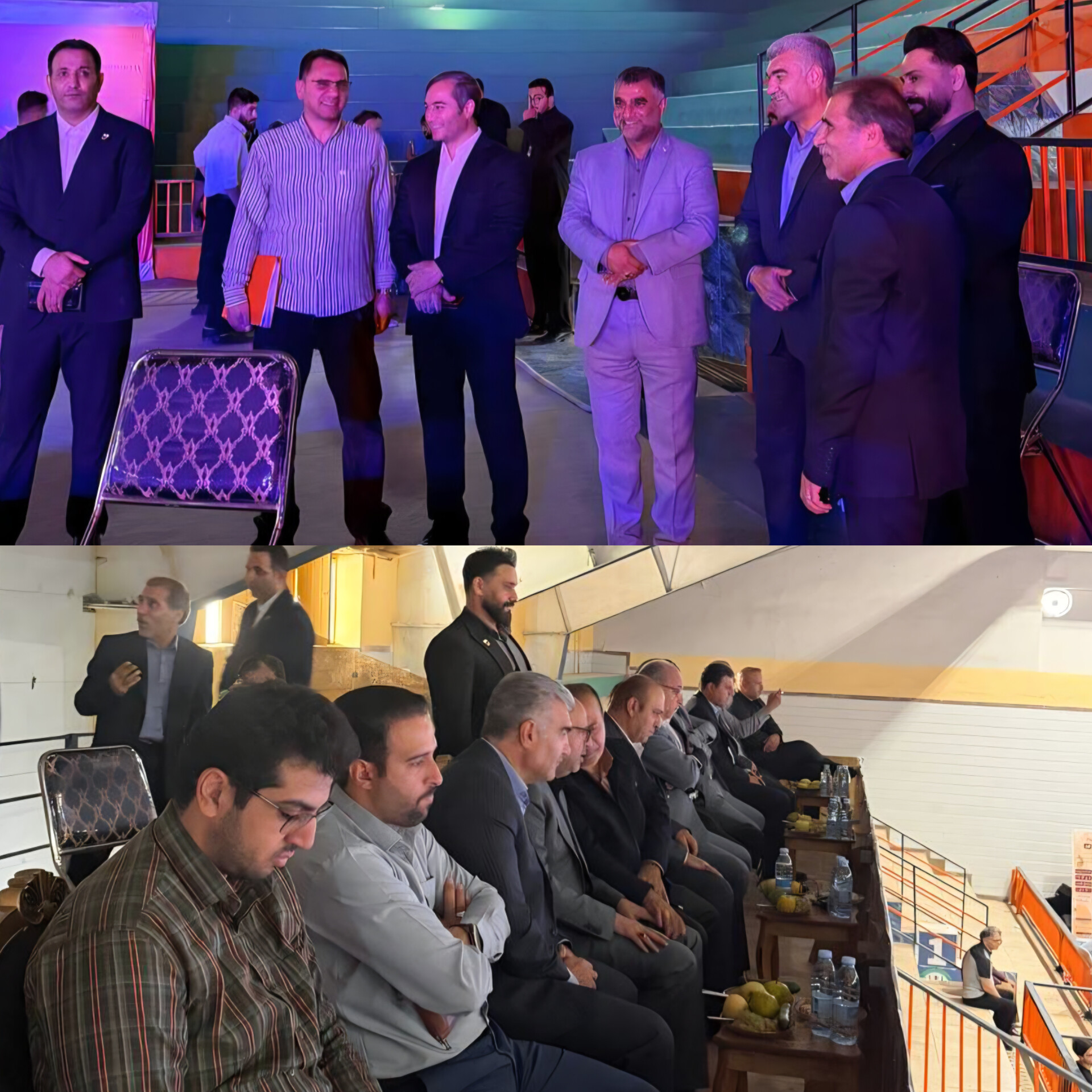 حضور رئیس انجمن MMA و جمعی از مقامات کشوری و استانی در مسابقات انتخابی تیم ملی در یزد